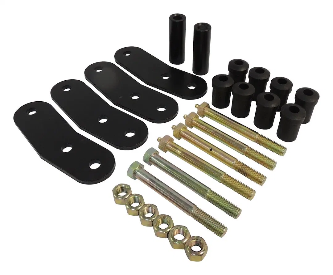 RT21022 – CROWN AUTO Leaf Spring Shackle, 3/4 Inch Lift Greaseable With Bushings Set Of 2